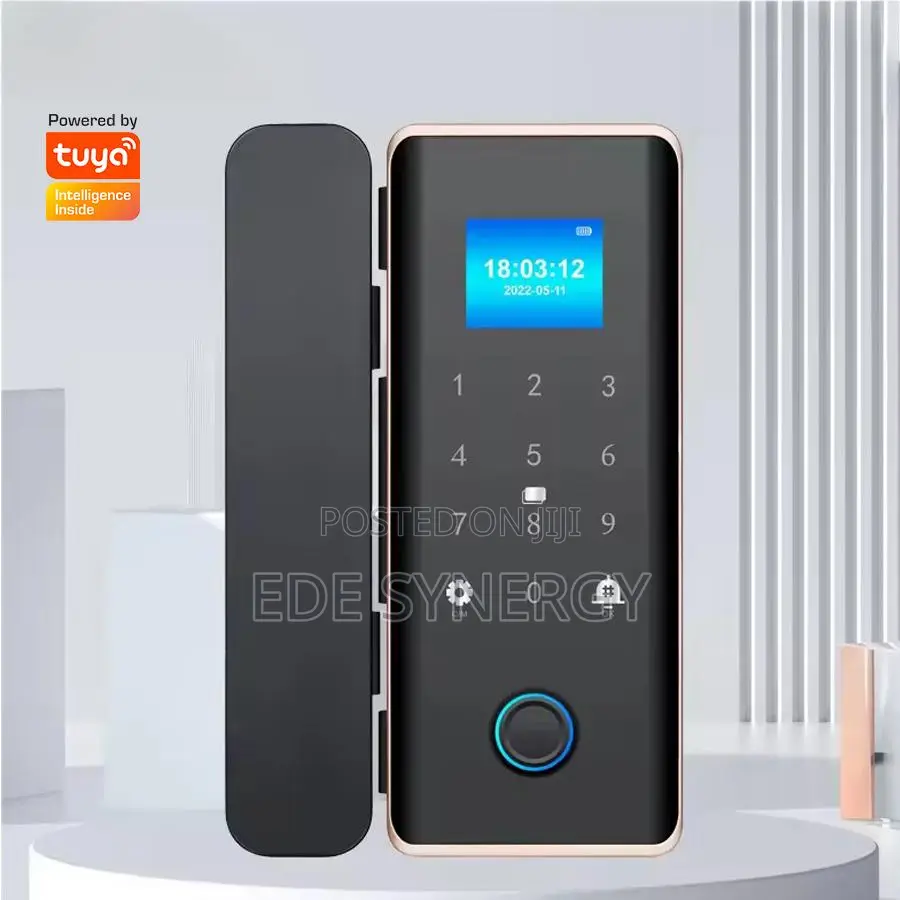 Sleek Intelligence Biometric Smartlock for Glass Doors
