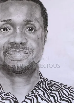 Charcoal Portrait Drawing