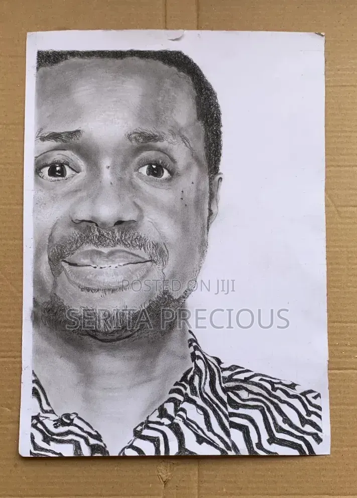 Charcoal Portrait Drawing