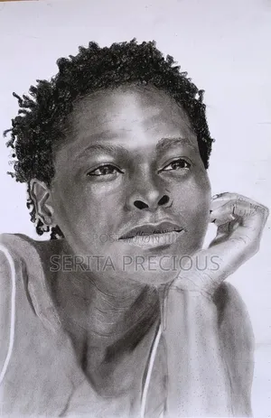 Charcoal Portrait Drawing