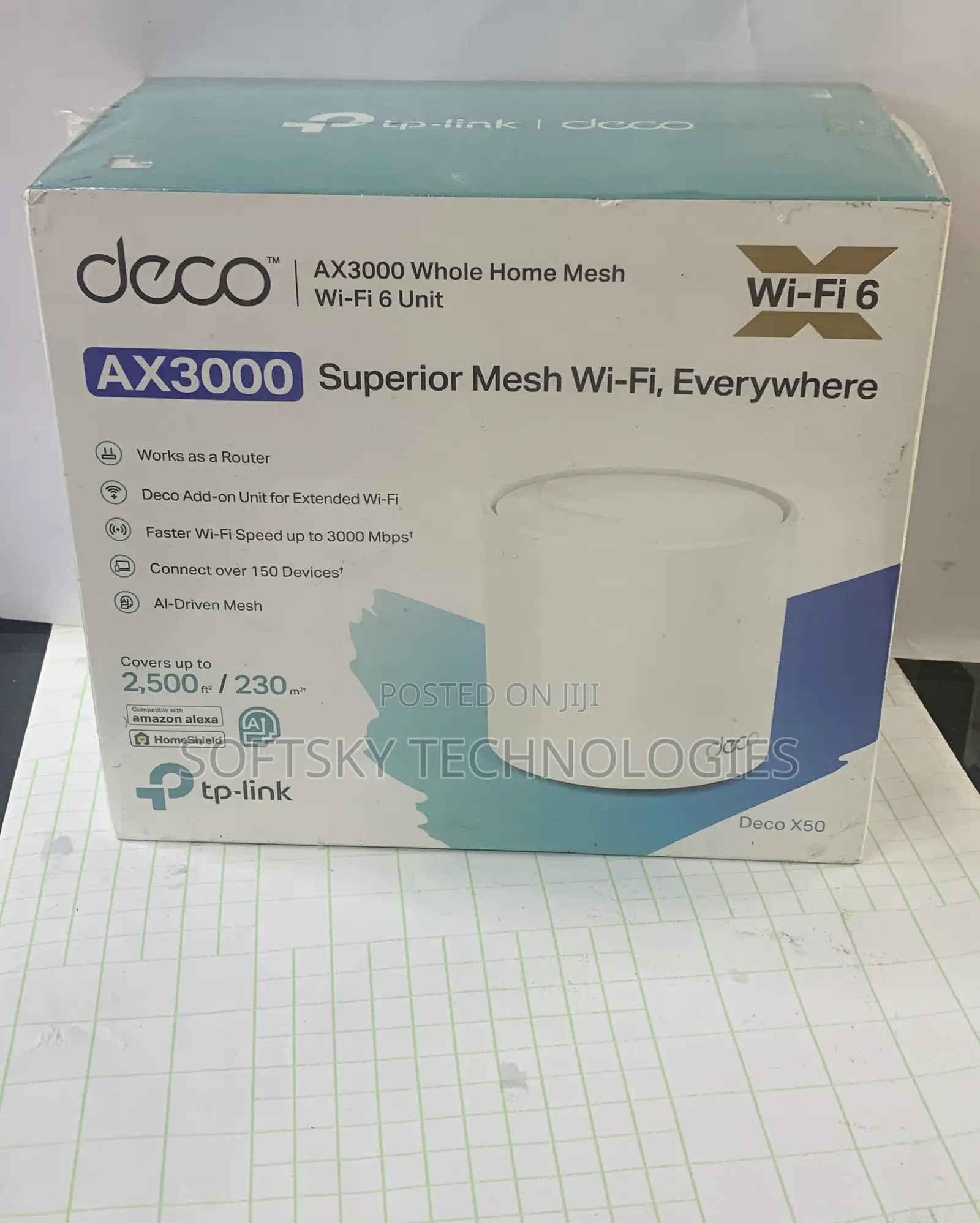Tp-Link Deco X50 Ax3000 Wo-Fo6 Mesh