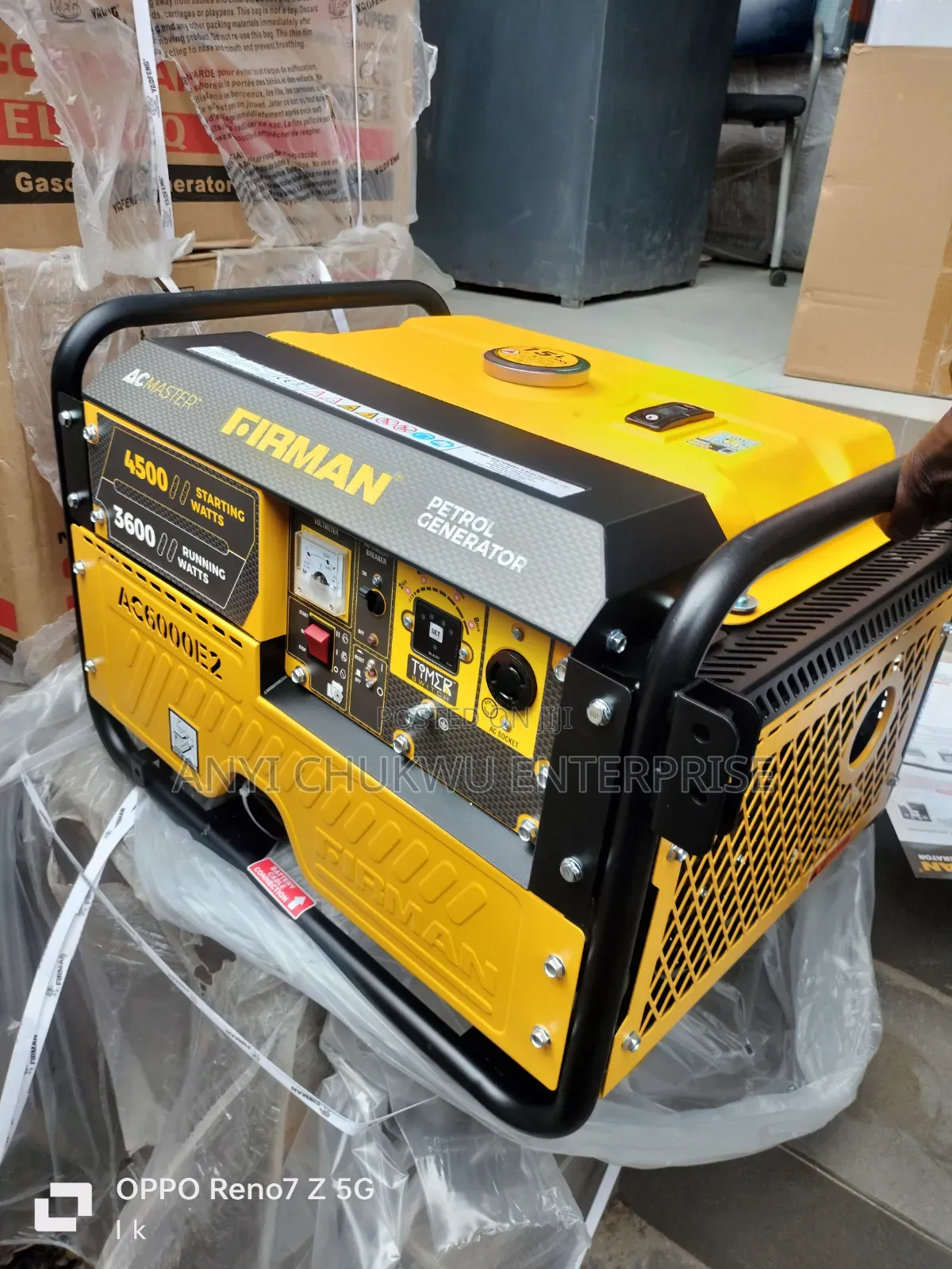 New Sumech Firman Generator Ac6000e2