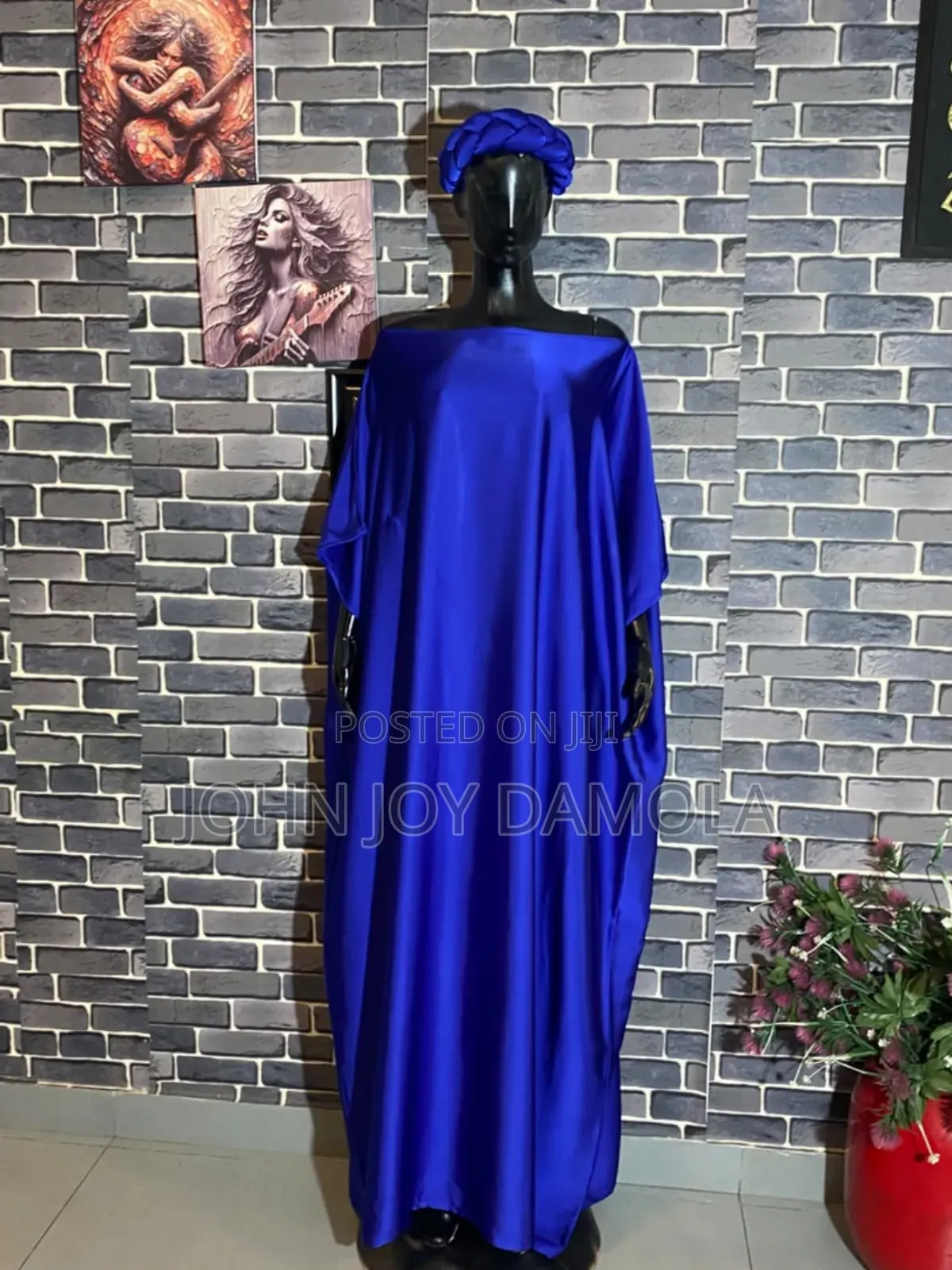 Luxurious Silk Bubu Gown