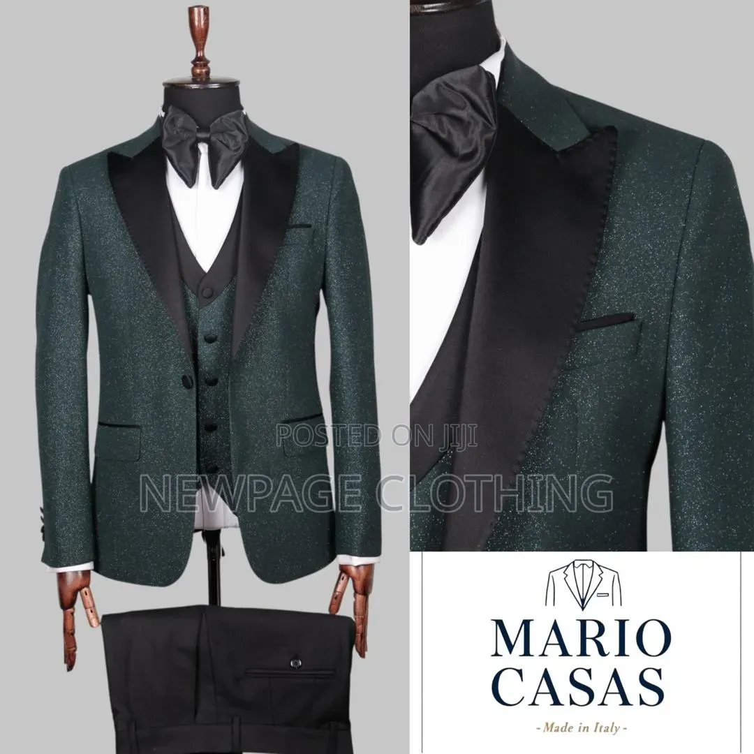 High-End Men's 3-Piece Suit – Stylish Comfortable
