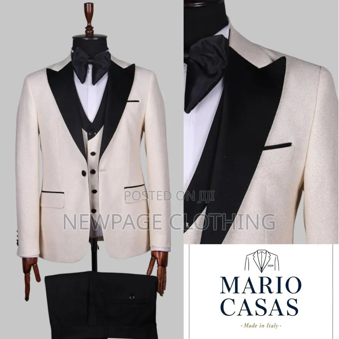 High-End Men's 3-Piece Suit – Stylish Comfortable