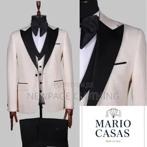 High-End Men's 3-Piece Suit – Stylish Comfortable