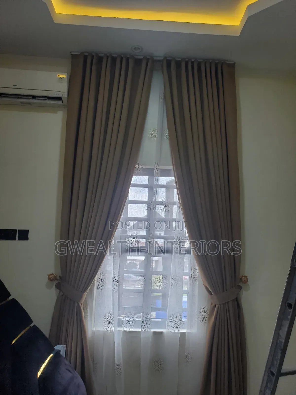 Complete Turkish Curtains With Accessories