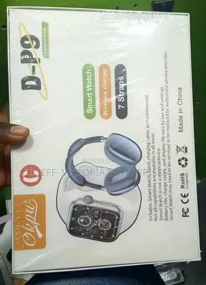 D-P9 Series 10 Smart Watch With Wireless Charger and 7 Straps