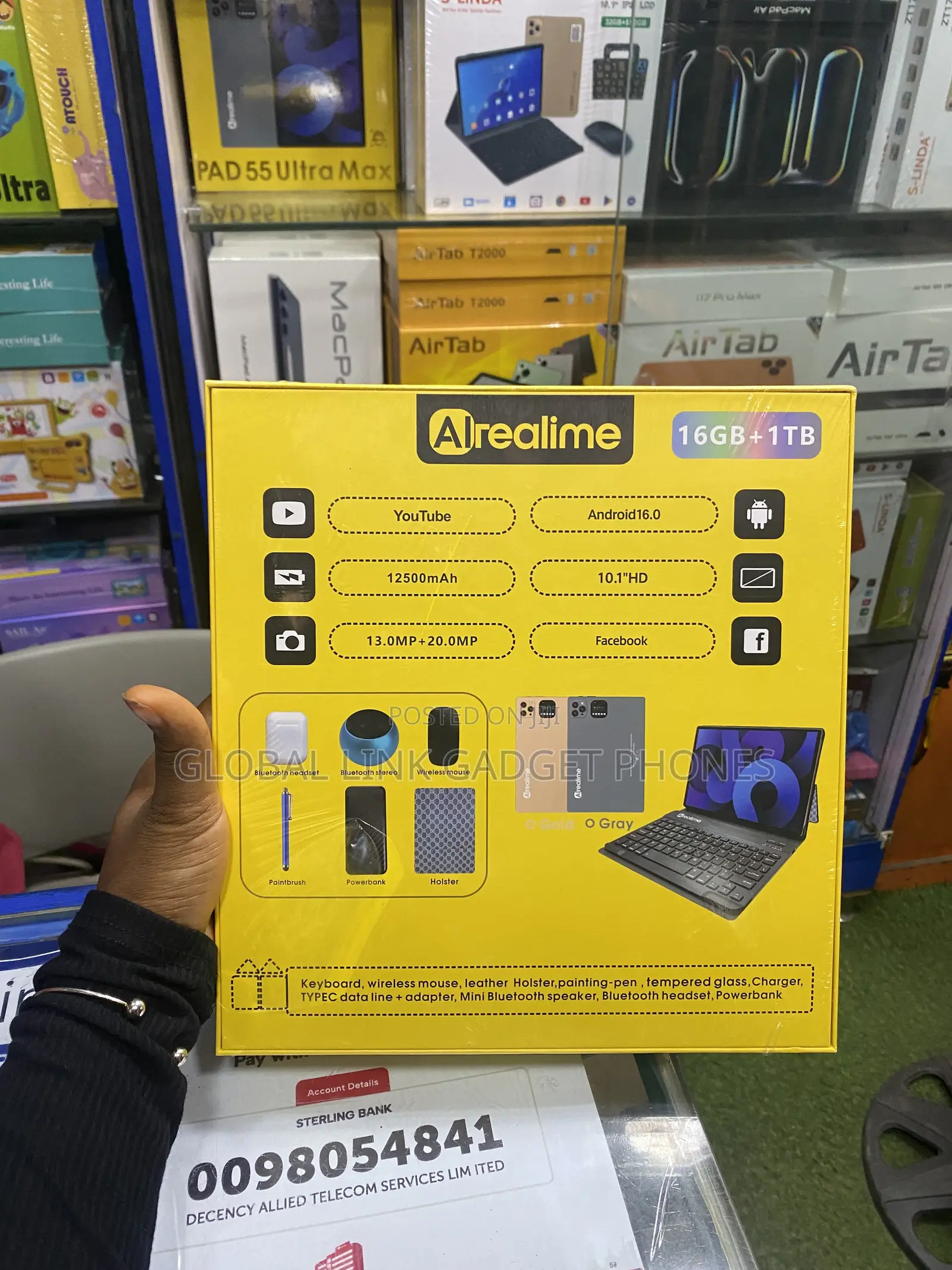 New Realme Pad 55 Ultra 1 TB Gray