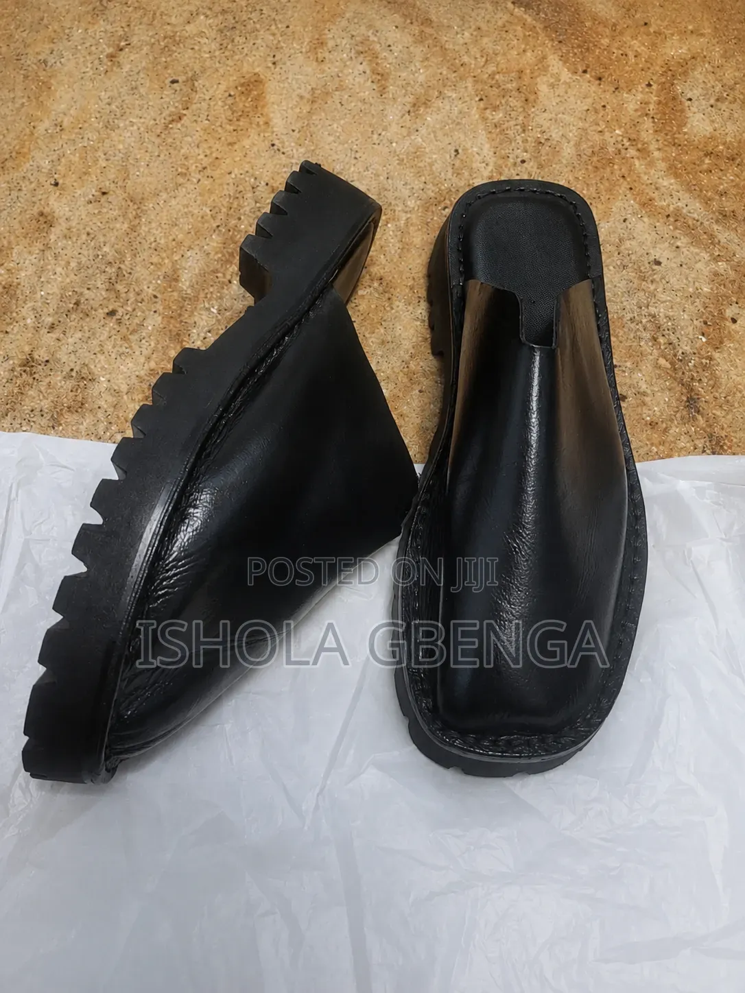 Black Half Shoe Design