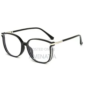 Crystal Oval Anti Blue Lens Glasses