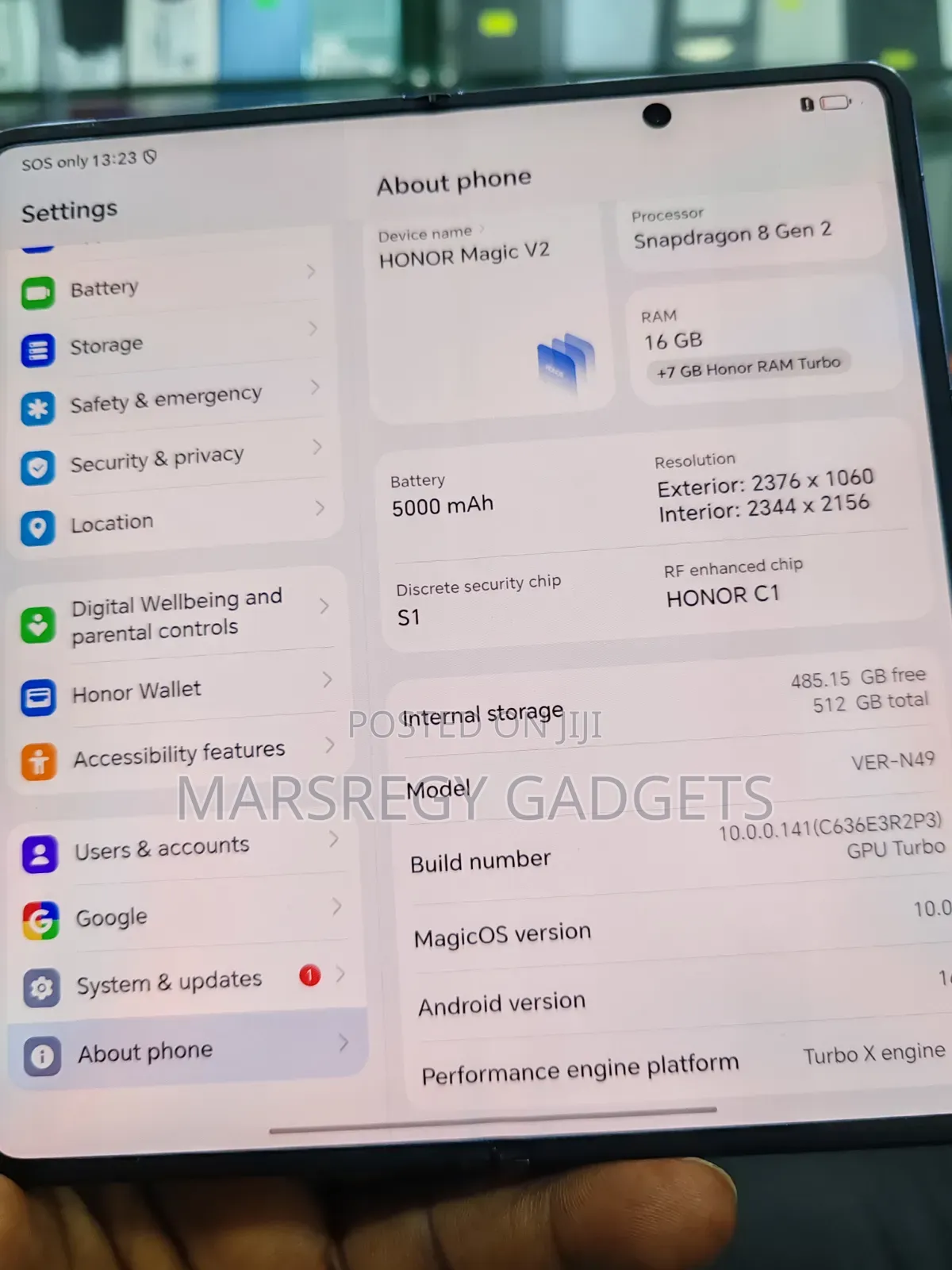 Honor Magic V2 512 GB Purple