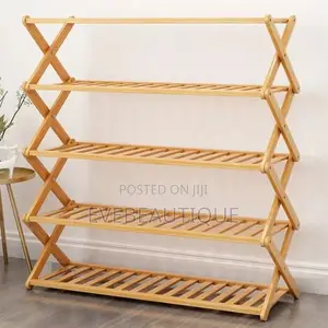 Bamboo Wooden Shoe Rack 5-Tier
