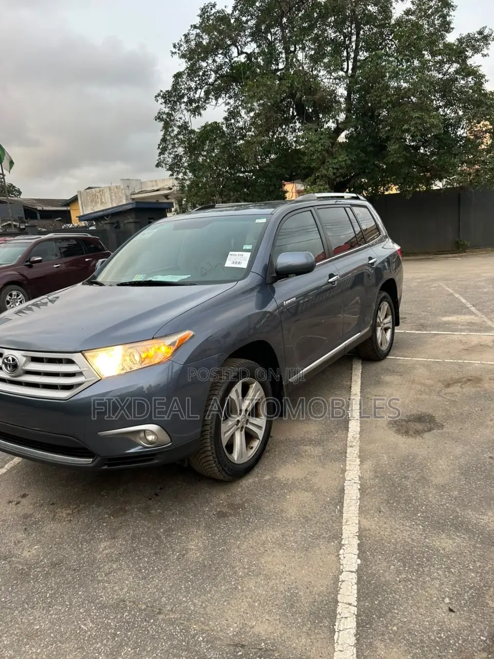Toyota Highlander Limited 2012 Blue