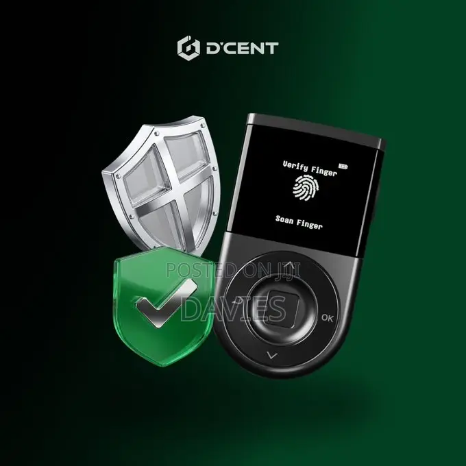 D’Cent Finger Print Crypto Hardware Wallet