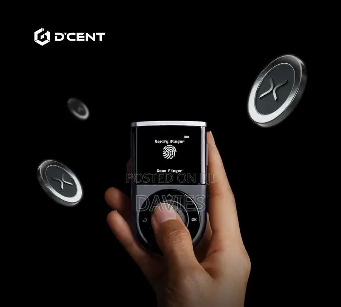D’Cent Finger Print Crypto Hardware Wallet