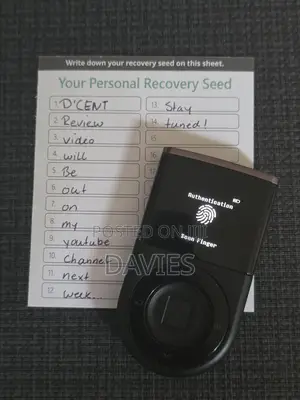 D’Cent Finger Print Crypto Hardware Wallet
