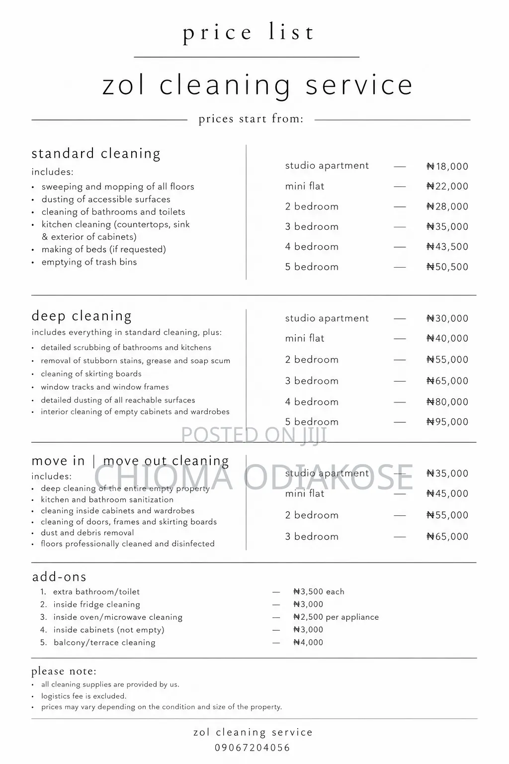 Cleaning Service