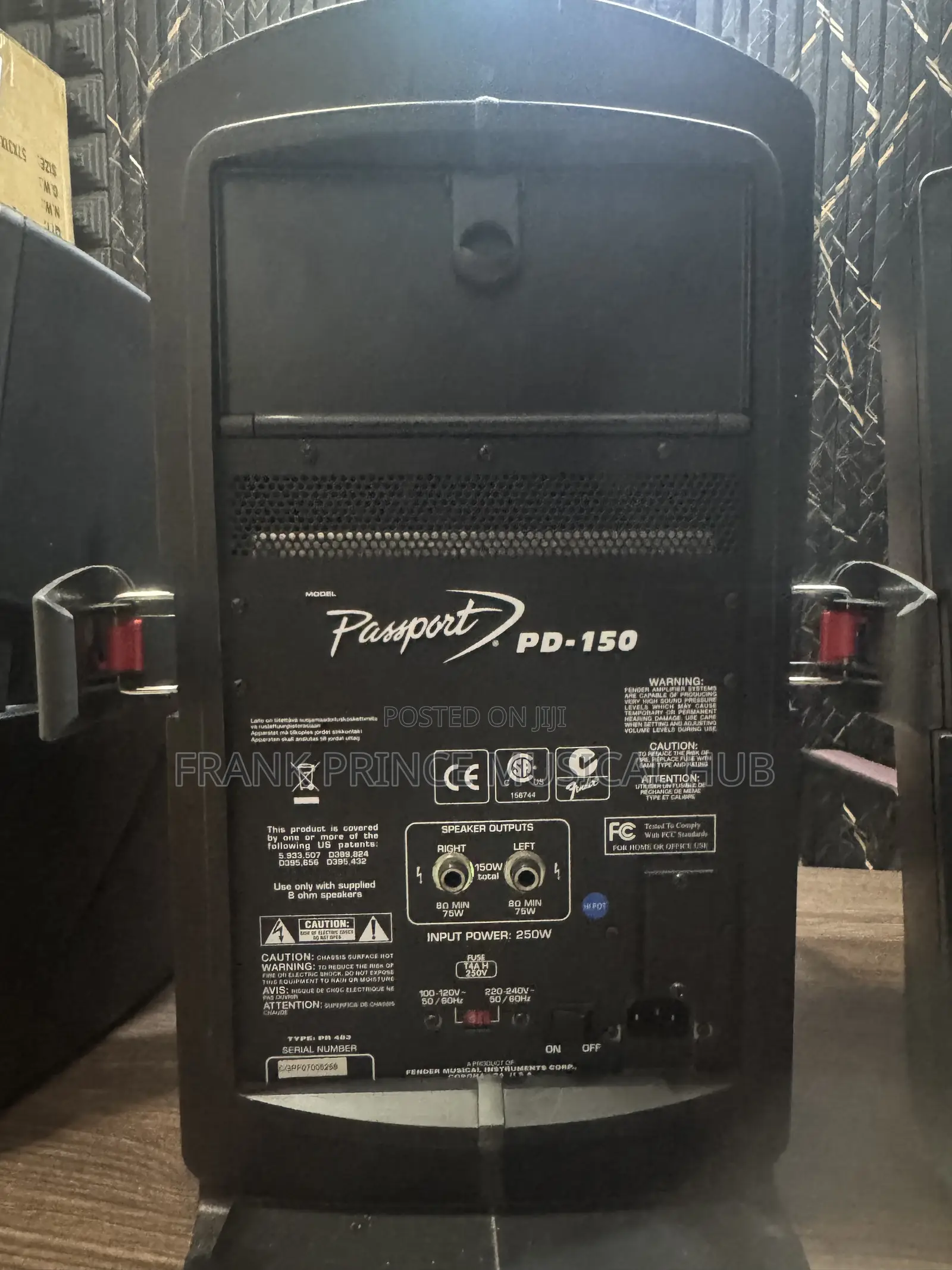 Fender Passport Pd-150 Pa System With Speakers Mixer