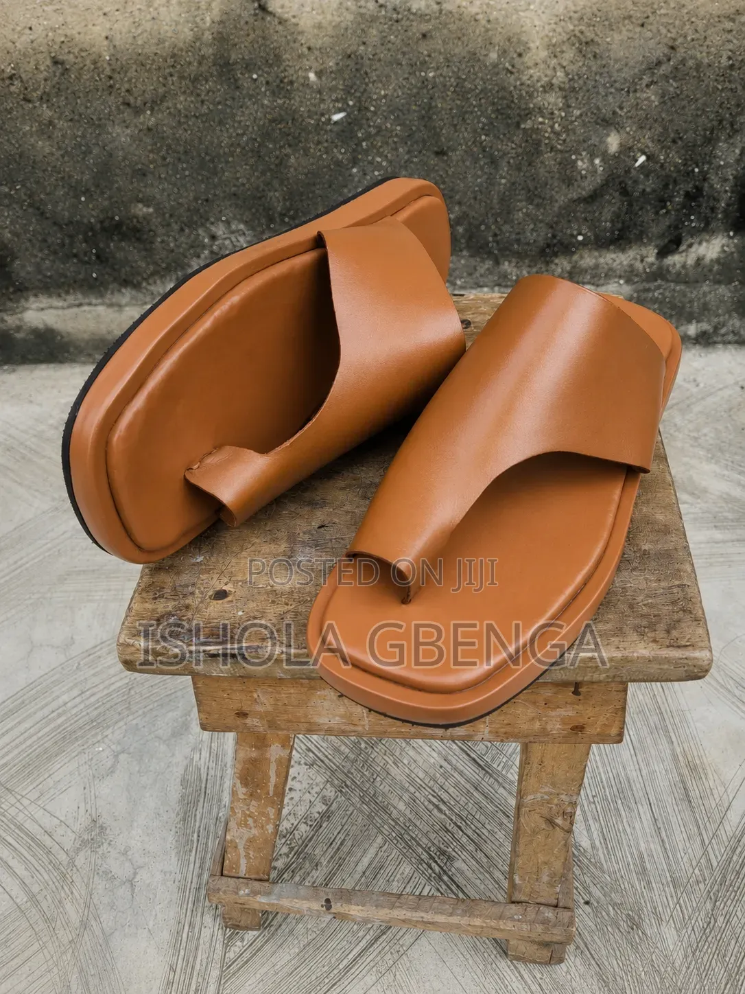 Handcrafted Leather Slides