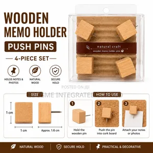 Wooden Memo Push Pin