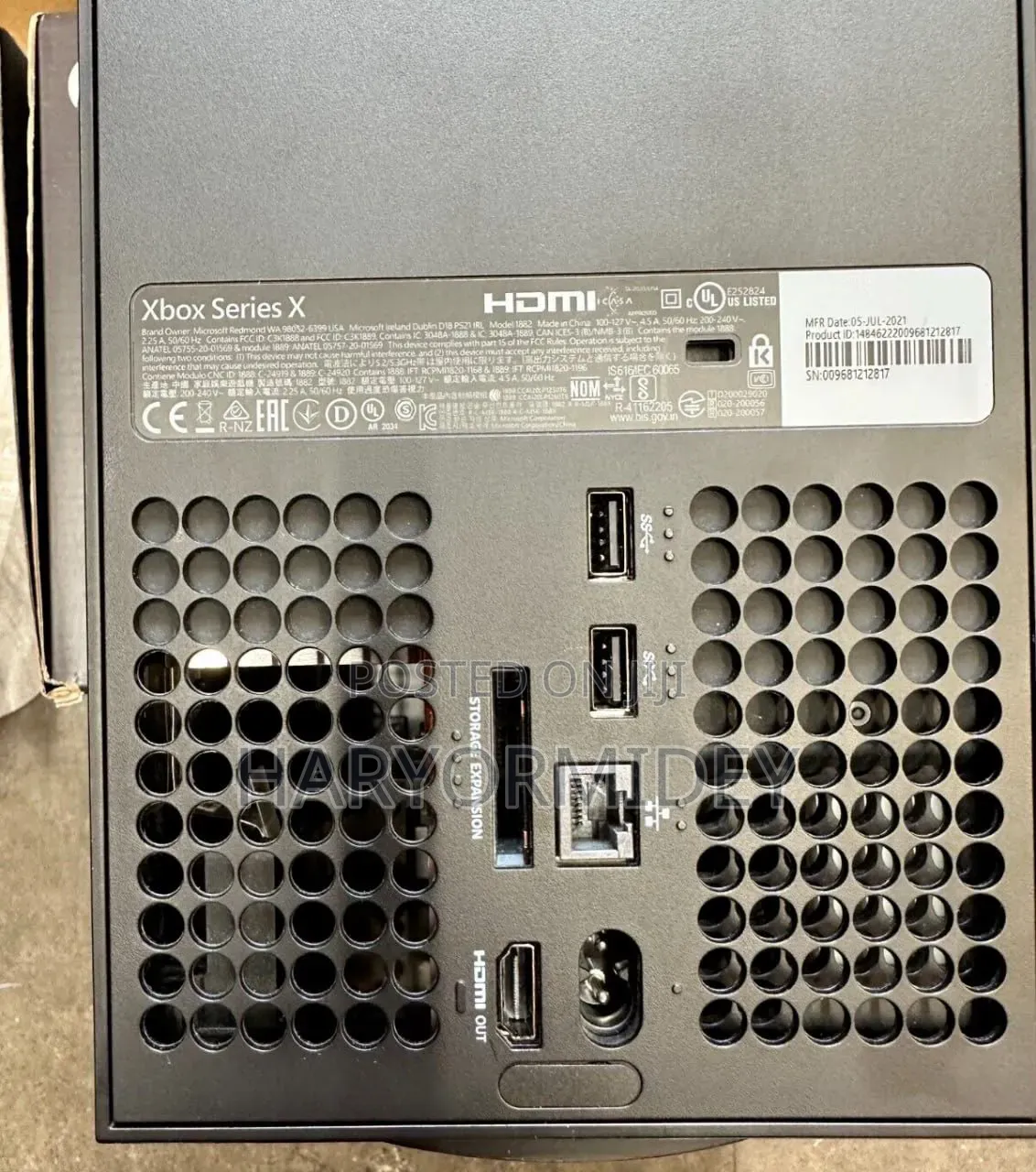 Open Box Xbox Series X