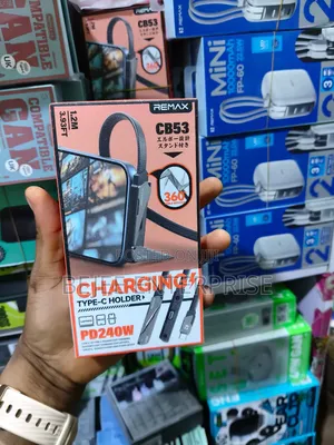 Remax Cb53 Pd 240w Fast Charging Cable With Phone Stand
