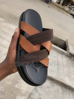 Classic Leather With Belt Slippers
