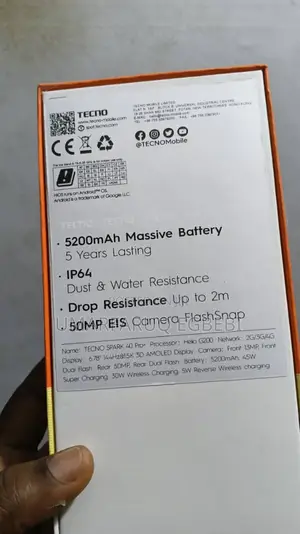 Tecno Spark 40 Pro+ 256 GB Blue