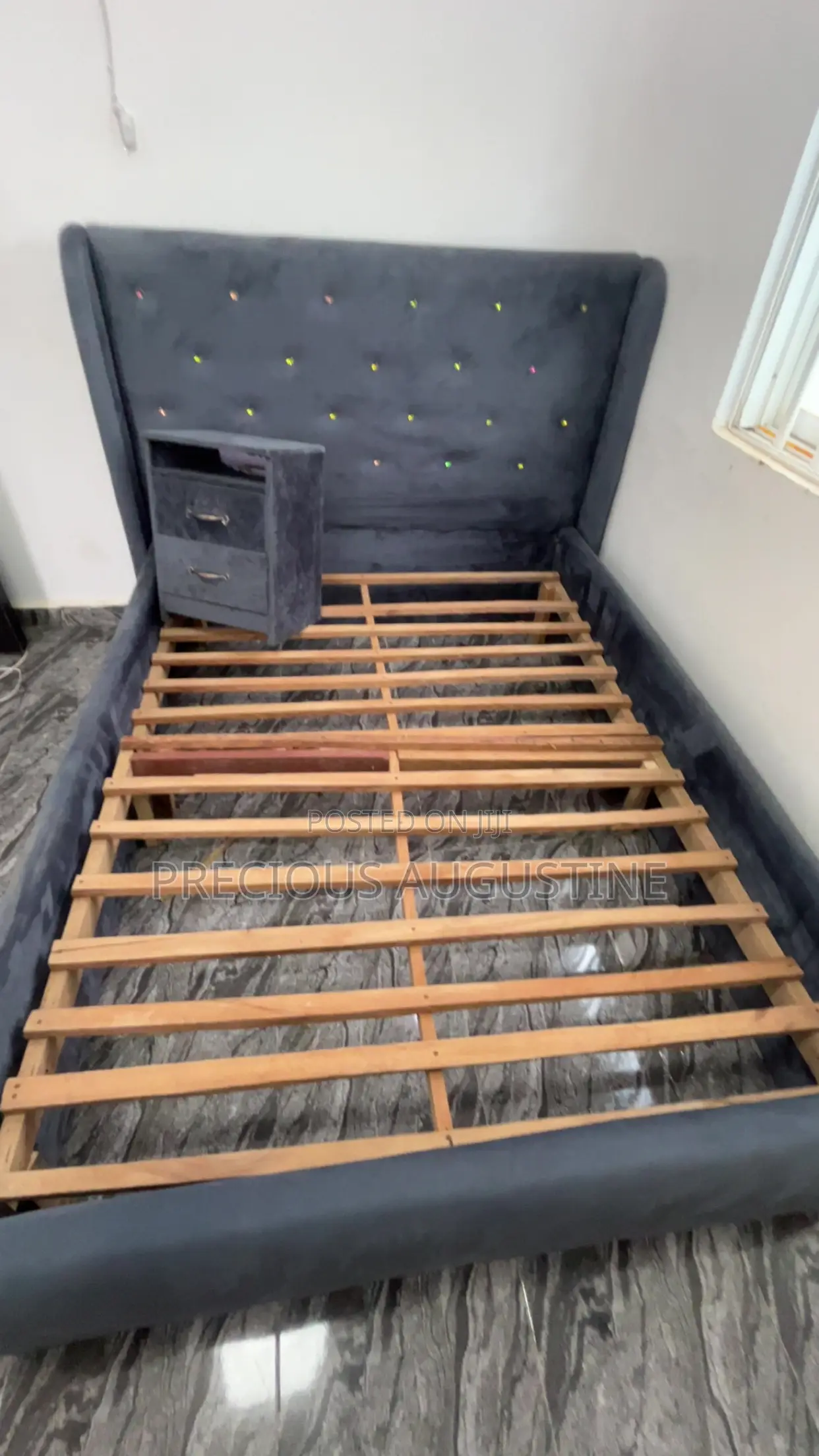 Bed Frame and Side Drawer