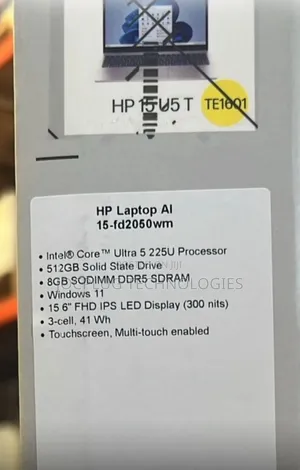 New Laptop HP 15 8GB Intel Core i5 SSD 512GB