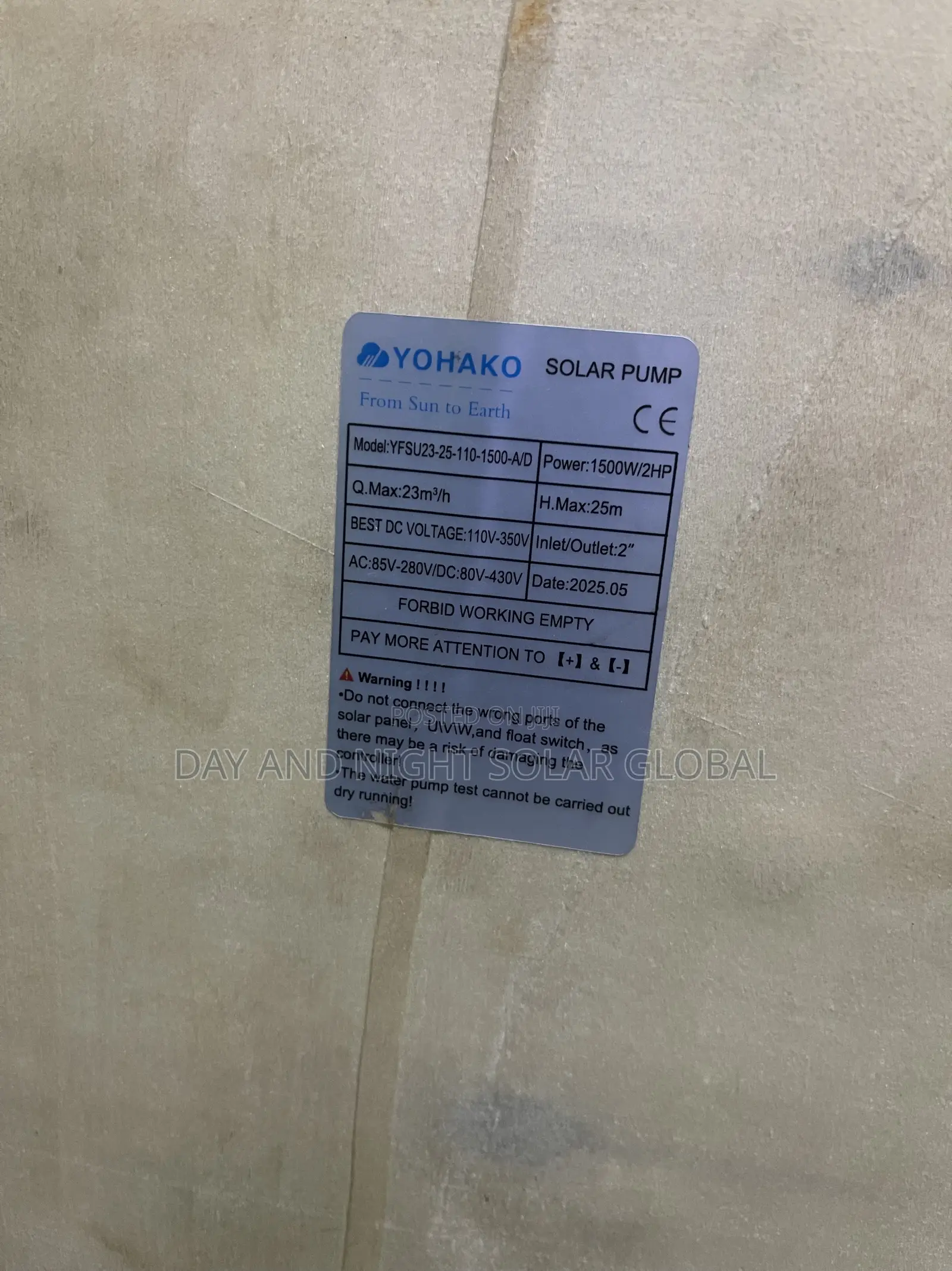 2hp Ac/Dc Solar Surface Water Pump