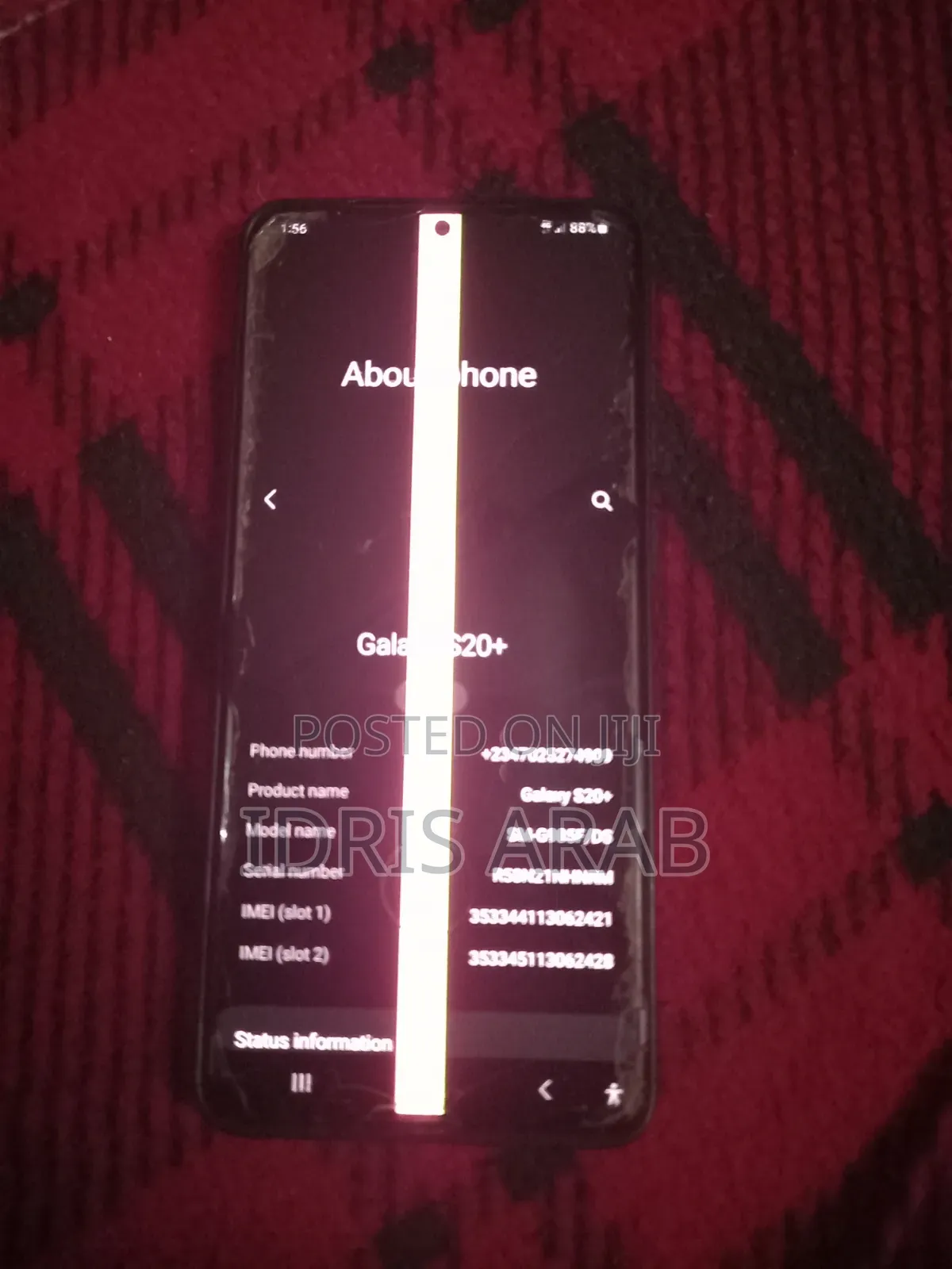 Samsung Galaxy S20+ 128 GB Black