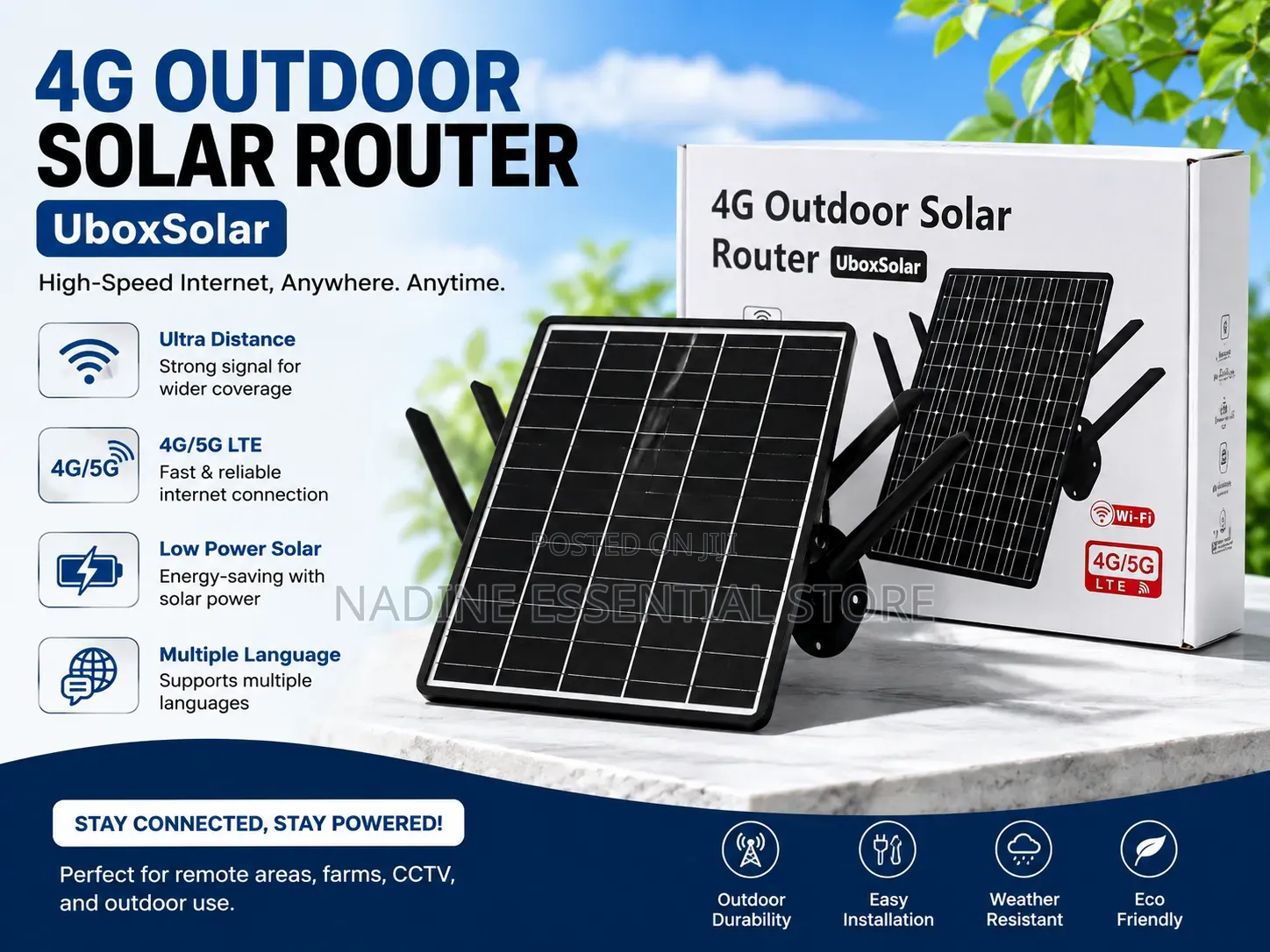 4g Outdoor Solar Router