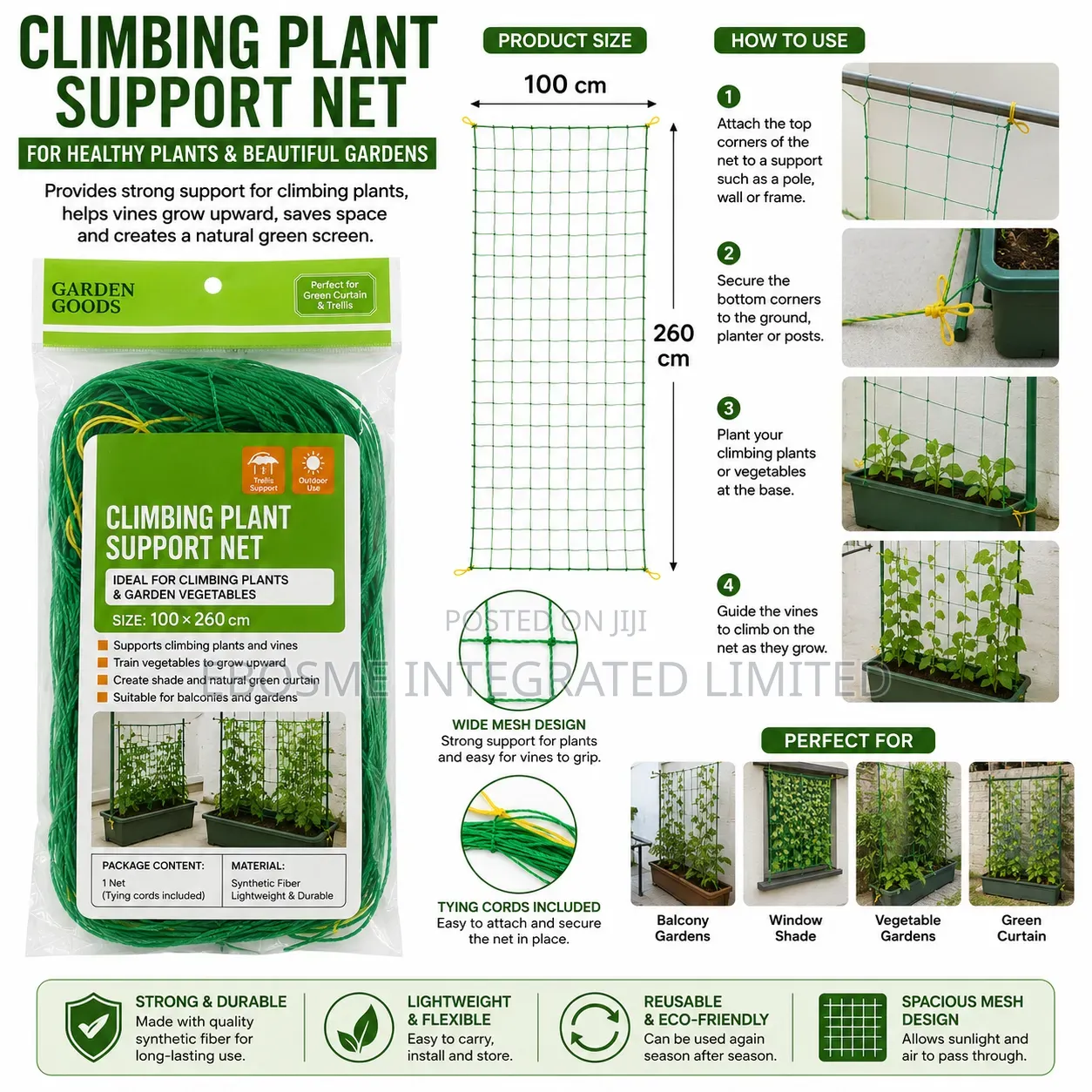 Climbing Plant Support Net