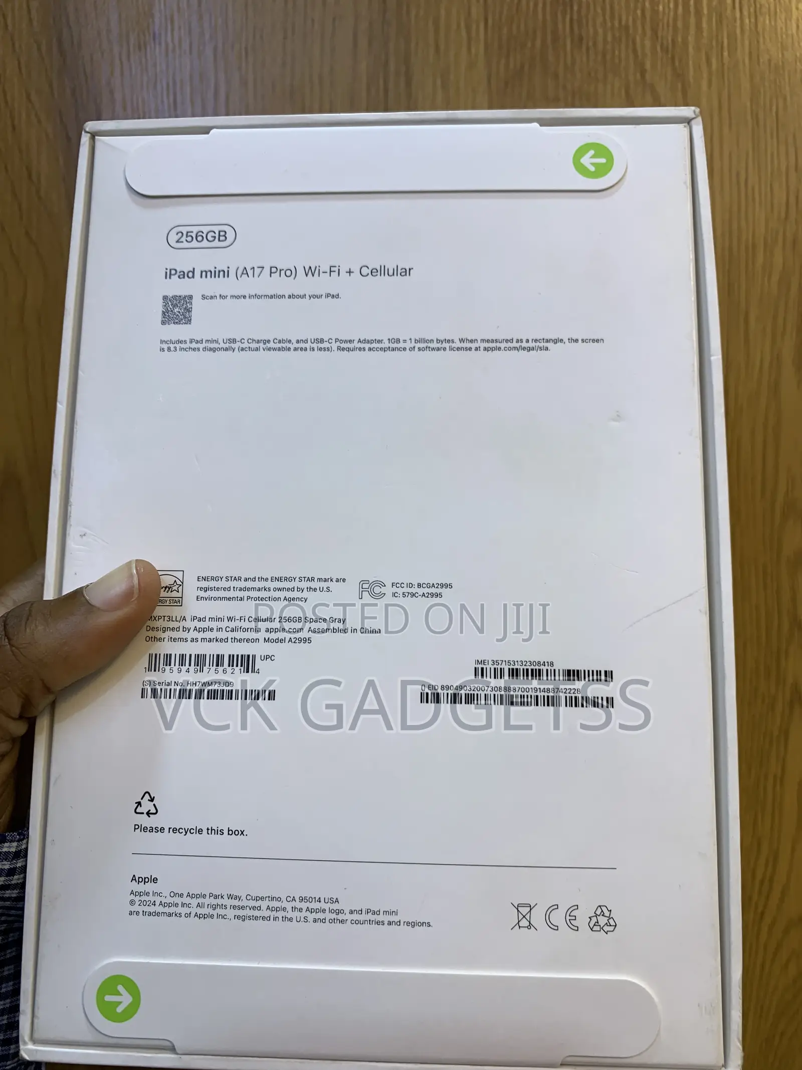 New Apple iPad mini 7 256 GB
