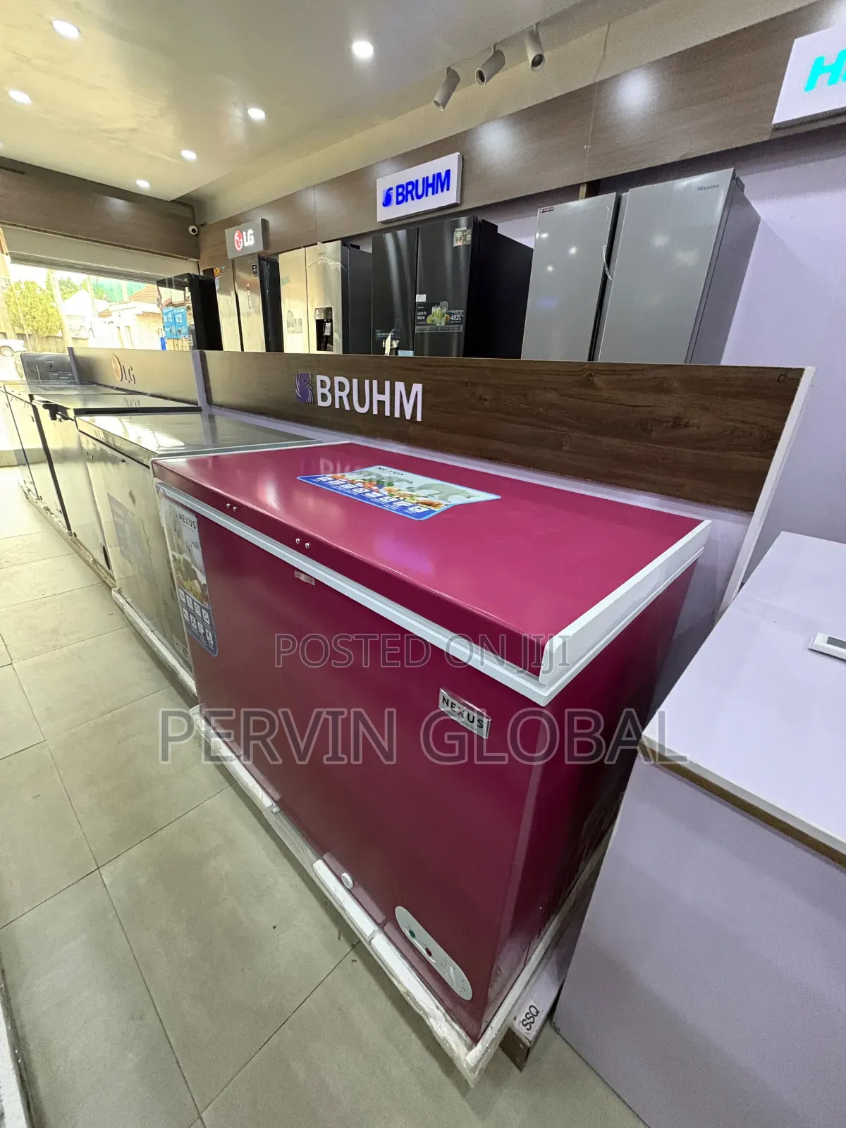 Nexus Freezer Nx-400e Wine Red