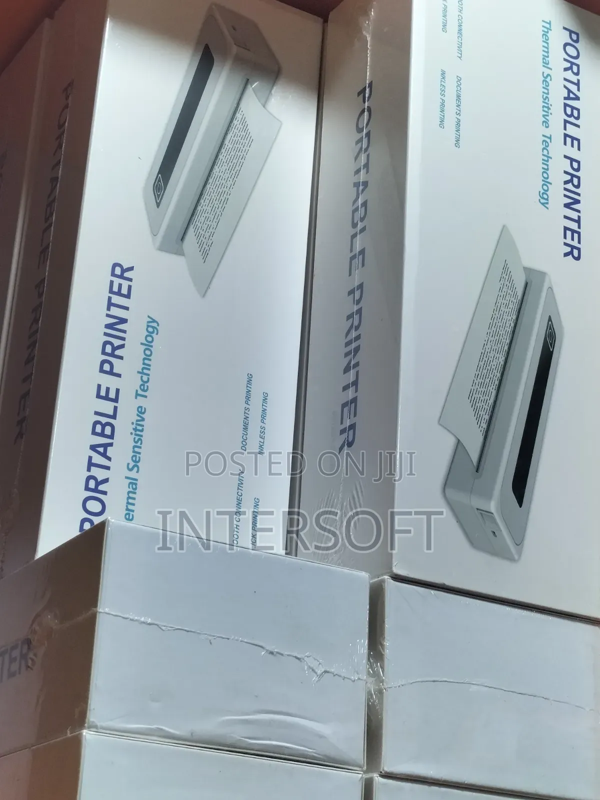 Wireless Thermal Printer, USB Bluetooth Portable Inkless Rechargable