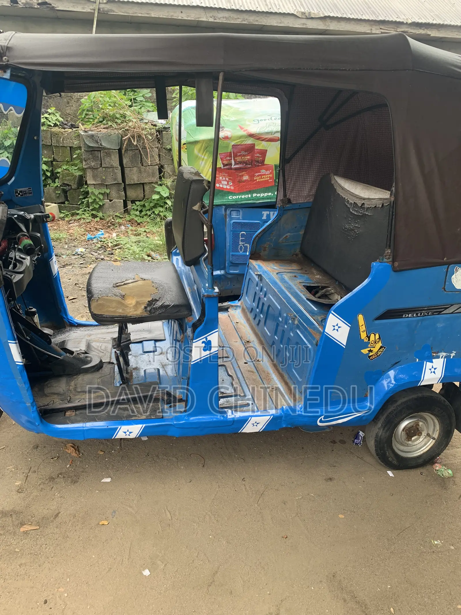 TVS King Deluxe Plus iTouch Start 2024 Blue