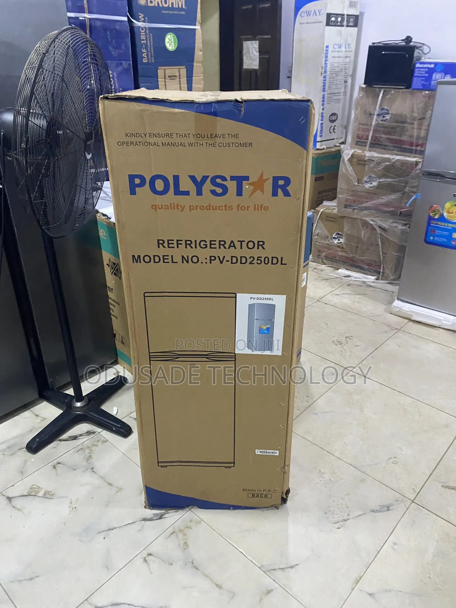 Polystar Refrigerator 142l With Spacious Interior