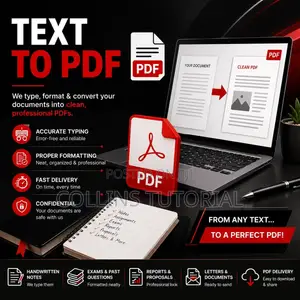 Document Typing and PDF Converstion