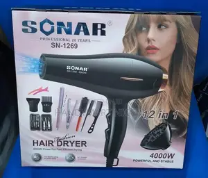Sonar Sn-1269 Professional 12-in-1 Hair Dryer Kit