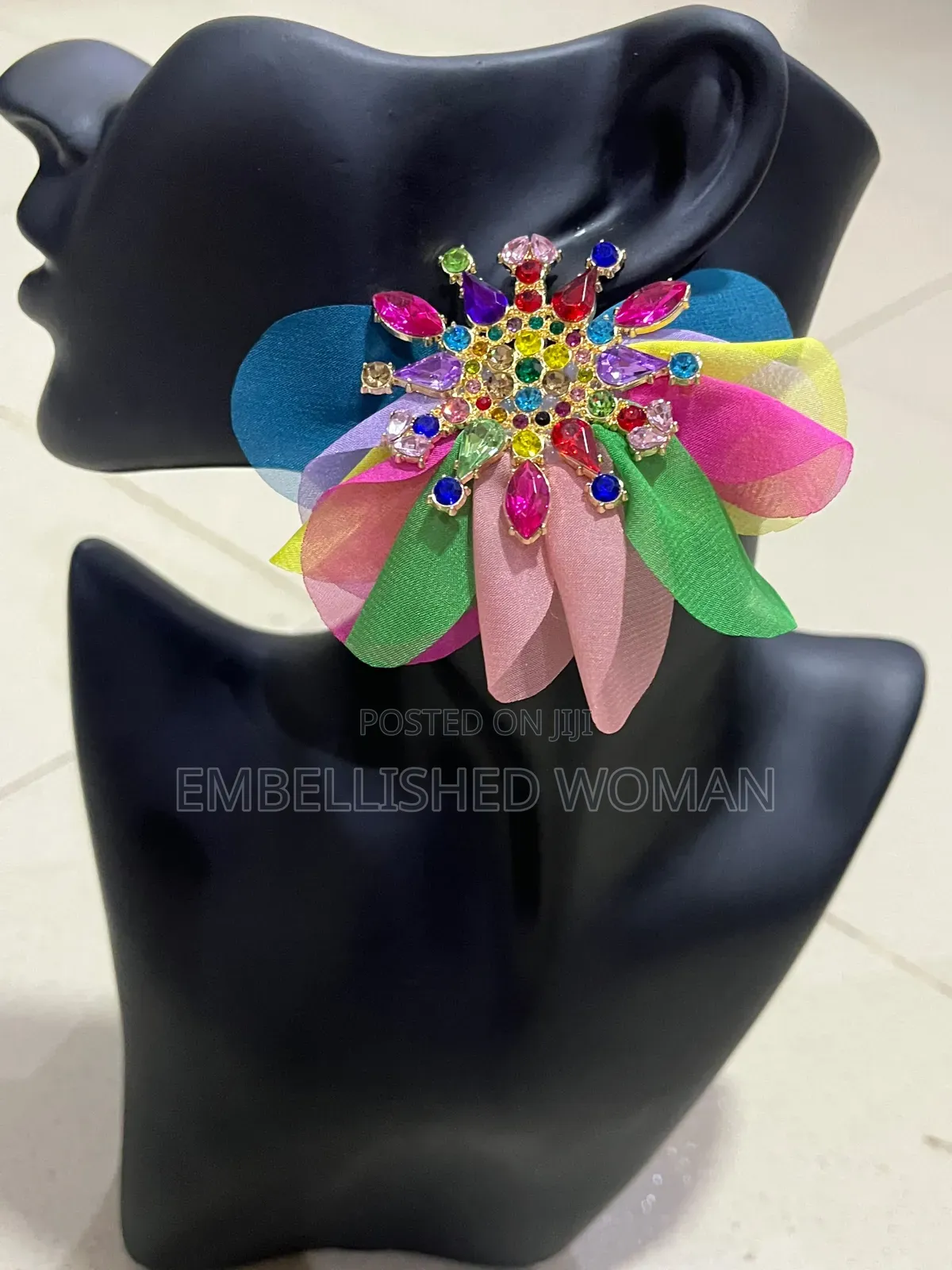 Multi-color Statement Earing
