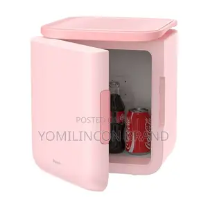 Baseus Igloo Mini Fridge 6l Cooler Warmer 220v Eu - Pink