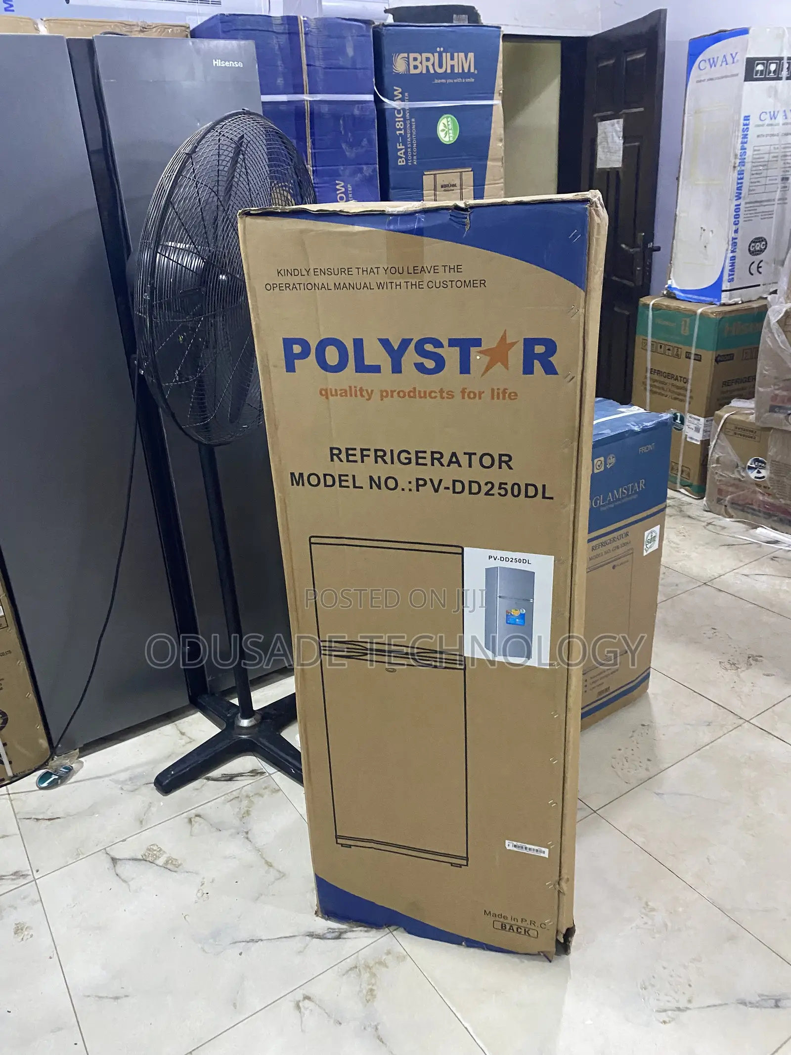 Polystar Refrigerator 142l With Adjustable Temperature