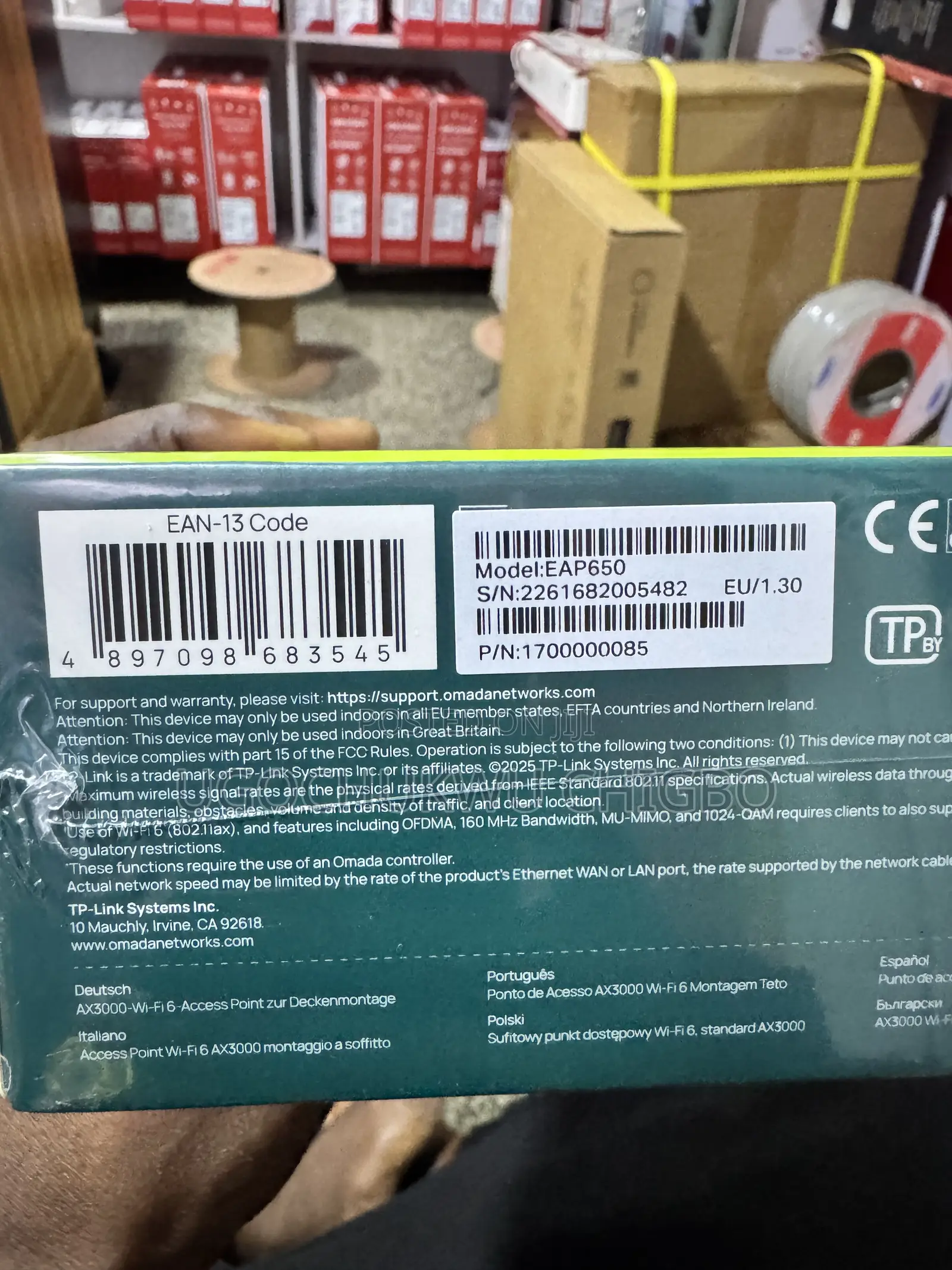 Tp Link Ceiling Mount Access Point Eap650 Ax3000