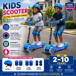 Kids Ride Scooter With Protective Guard