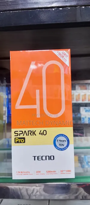 New Tecno Spark 40 Pro 128 GB