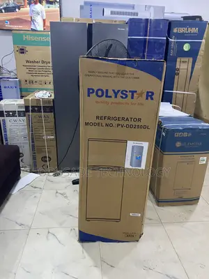 Polystar Refrigerator With Spacious Freezer 142l
