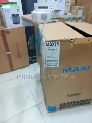 Maxi 4-Burner Inox Gas Cooker and Oven 50x50